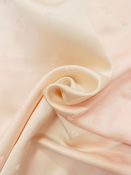 画像12: M1215C  女性用 襦袢  シルク(正絹)  淡い 桃色, ぼかし 【中古】 【USED】 【リサイクル】 ★☆☆☆☆ (12)