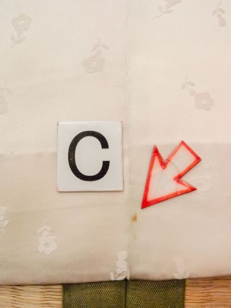 画像16: M1215C  女性用 襦袢  シルク(正絹)  淡い 桃色, ぼかし 【中古】 【USED】 【リサイクル】 ★☆☆☆☆ (16)