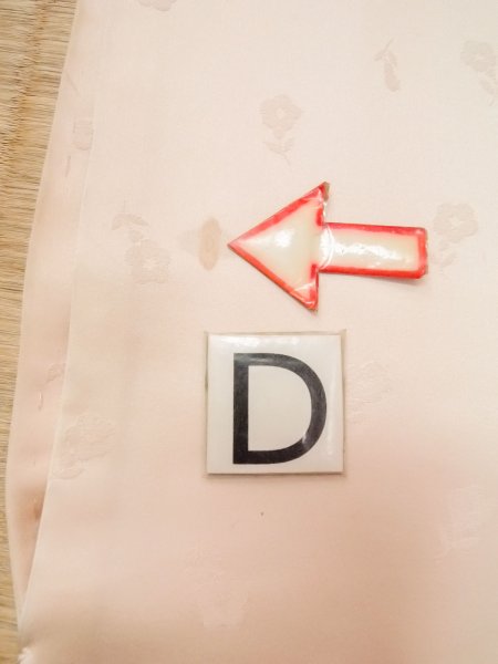 画像18: M1215C  女性用 襦袢  シルク(正絹)  淡い 桃色, ぼかし 【中古】 【USED】 【リサイクル】 ★☆☆☆☆ (18)