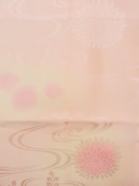 画像4: M1215F  女性用 襦袢  シルク(正絹)  淡い 桃色,  【中古】 【USED】 【リサイクル】 ★★★☆☆ (4)