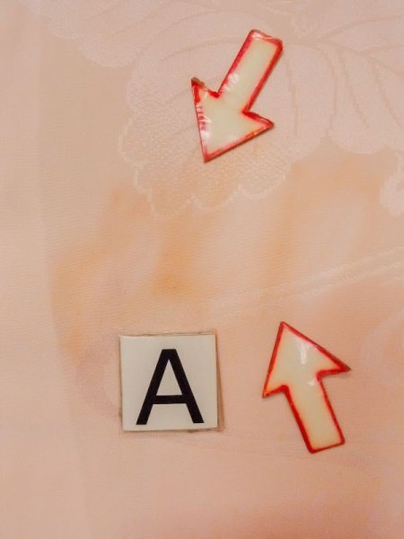 画像14: M1215F  女性用 襦袢  シルク(正絹)  淡い 桃色,  【中古】 【USED】 【リサイクル】 ★★★☆☆ (14)