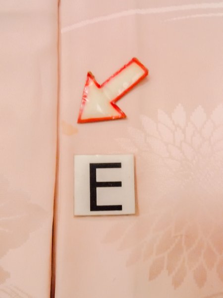 画像18: M1215F  女性用 襦袢  シルク(正絹)  淡い 桃色,  【中古】 【USED】 【リサイクル】 ★★★☆☆ (18)