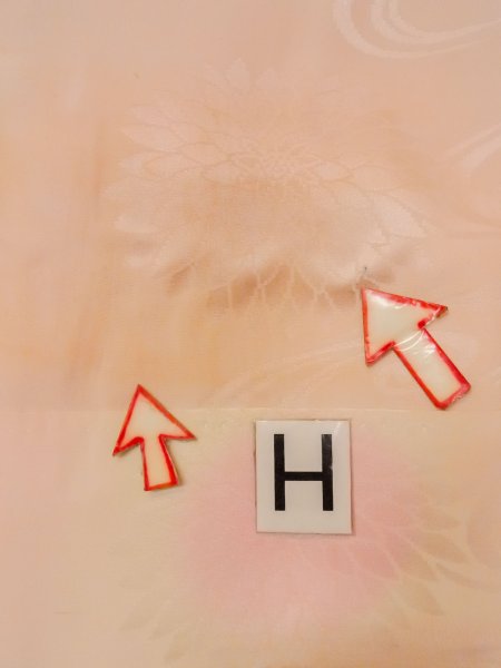 画像21: M1215F  女性用 襦袢  シルク(正絹)  淡い 桃色,  【中古】 【USED】 【リサイクル】 ★★★☆☆ (21)