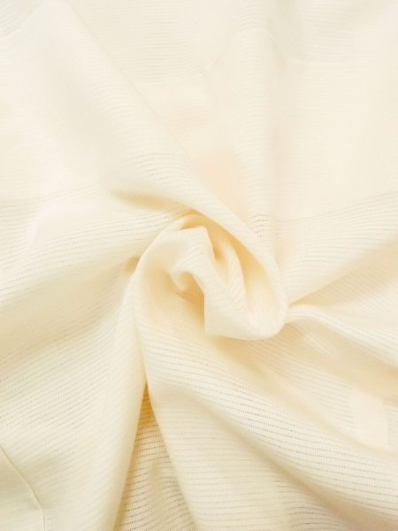 画像7: M1215G  女性用 単衣  シルク(正絹)   白,  【中古】 【USED】 【リサイクル】 ★★★☆☆ (7)