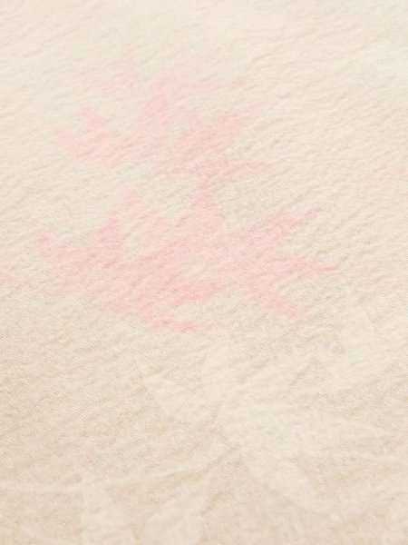 画像7: M1215I  女性用 襦袢  化繊 淡い 薄い 桃色, もみじ 【中古】 【USED】 【リサイクル】 ★★☆☆☆ (7)