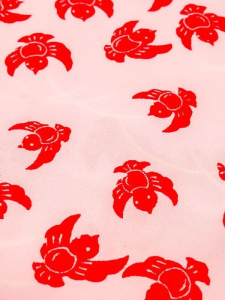 画像7: M1215L  女性用 襦袢  化繊   桃色, 芝草 【中古】 【USED】 【リサイクル】 ★★☆☆☆ (7)