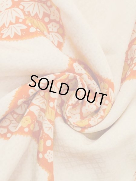 画像11: M1215M  女性用 襦袢  シルク(正絹)   アイボリー, 梅 【中古】 【USED】 【リサイクル】 ★★☆☆☆ (11)