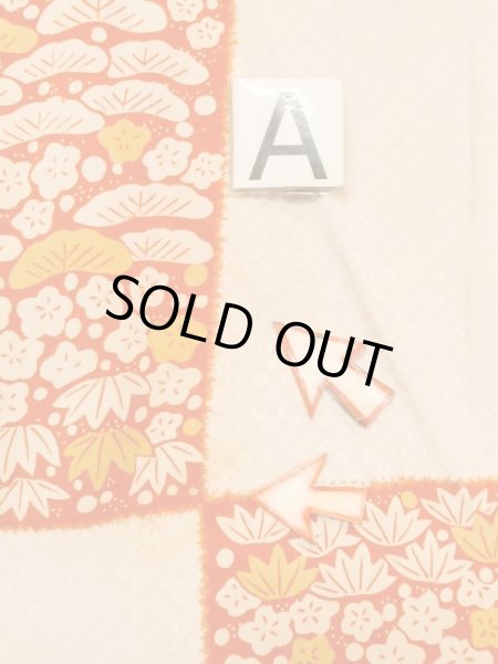 画像14: M1215M  女性用 襦袢  シルク(正絹)   アイボリー, 梅 【中古】 【USED】 【リサイクル】 ★★☆☆☆ (14)