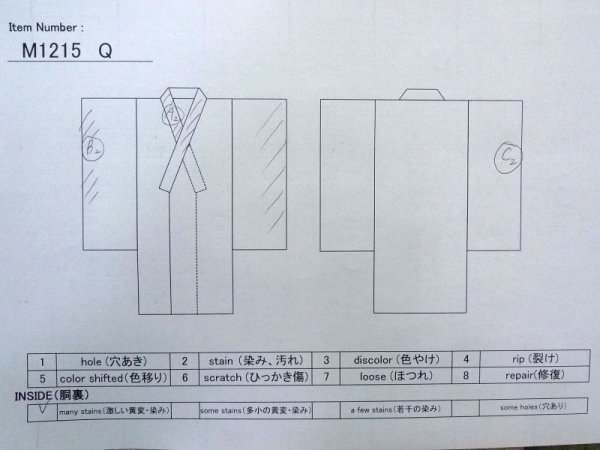 画像15: M1215Q  女性用 留袖  シルク(正絹)   黒, 孔雀 【中古】 【USED】 【リサイクル】 ★★☆☆☆ (15)