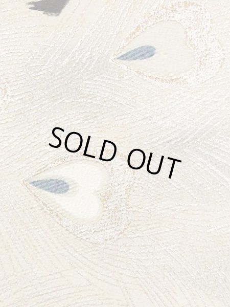 画像9: M1215R  女性用 留袖  シルク（正絹）   黒, 孔雀 【中古】 【USED】 【リサイクル】 ★★☆☆☆ (9)