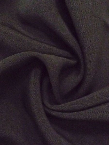 画像15: M1215U  女性用 留袖  シルク(正絹)   黒, 松/松葉 【中古】 【USED】 【リサイクル】 ★★☆☆☆ (15)