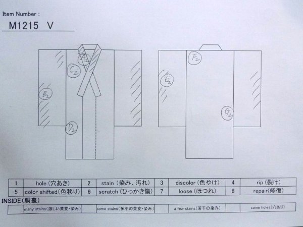 画像16: M1215V  女性用 留袖  シルク(正絹)   黒, 菊 【中古】 【USED】 【リサイクル】 ★★☆☆☆ (16)