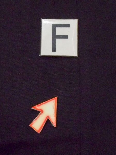 画像21: M1215X  女性用 留袖 全体:経年劣化、使用感あり。 シルク(正絹)   黒, 菊 【中古】 【USED】 【リサイクル】 ★★☆☆☆ (21)