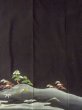 画像5: M1215Y  女性用 留袖  シルク（正絹）   黒, 松/松葉 【中古】 【USED】 【リサイクル】 ★★☆☆☆ (5)