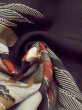 画像14: M1215Y  女性用 留袖  シルク（正絹）   黒, 松/松葉 【中古】 【USED】 【リサイクル】 ★★☆☆☆ (14)
