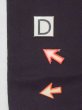 画像21: M1216A  女性用 留袖  シルク（正絹）   黒, 菊 【中古】 【USED】 【リサイクル】 ★★☆☆☆ (21)