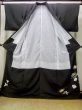 画像3: M1216B  女性用 留袖  シルク（正絹）   黒, 花 【中古】 【USED】 【リサイクル】 ★★☆☆☆ (3)