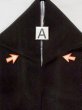 画像16: M1216B  女性用 留袖  シルク（正絹）   黒, 花 【中古】 【USED】 【リサイクル】 ★★☆☆☆ (16)