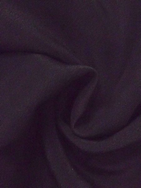 画像13: M1216C  女性用 留袖  化繊   黒, 梅 【中古】 【USED】 【リサイクル】 ★★☆☆☆ (13)