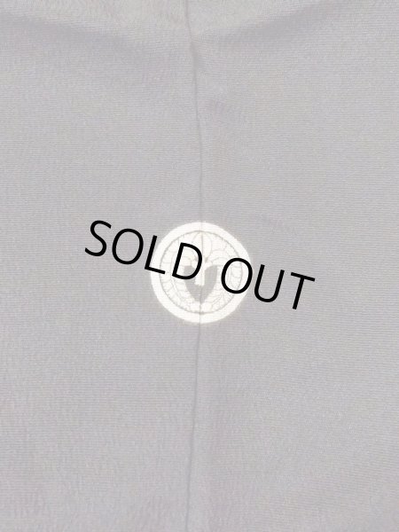 画像4: M1228A  女性用 留袖  シルク（正絹）   黒, 菊 【中古】 【USED】 【リサイクル】 ★★☆☆☆ (4)