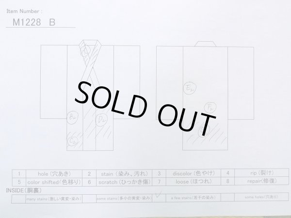 画像16: M1228B  女性用 留袖  シルク(正絹)   黒, 菊 【中古】 【USED】 【リサイクル】 ★★☆☆☆ (16)