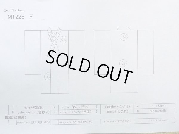 画像15: M1228F  女性用 留袖  シルク（正絹）   黒, かすみ 【中古】 【USED】 【リサイクル】 ★★☆☆☆ (15)