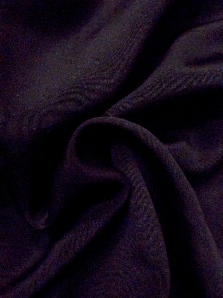 画像14: M1228G  女性用 留袖  シルク（正絹）   黒, 菊 【中古】 【USED】 【リサイクル】 ★★☆☆☆ (14)