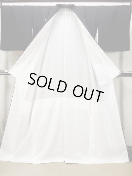 画像3: M1228H  女性用 留袖  化繊   黒, 菊 【中古】 【USED】 【リサイクル】 ★★★★★ (3)