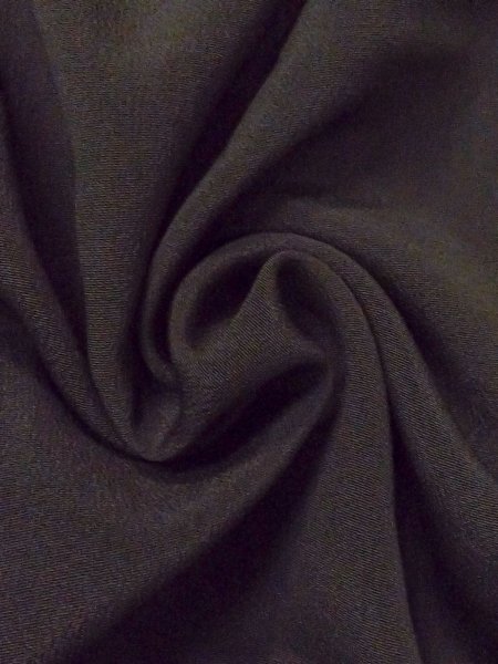 画像14: M1228L  女性用 留袖  シルク（正絹）   黒, 唐草 【中古】 【USED】 【リサイクル】 ★★☆☆☆ (14)