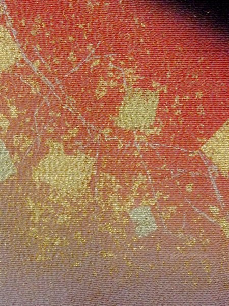 画像9: M1228N  女性用 留袖  シルク(正絹)   黒, 花 【中古】 【USED】 【リサイクル】 ★★☆☆☆ (9)