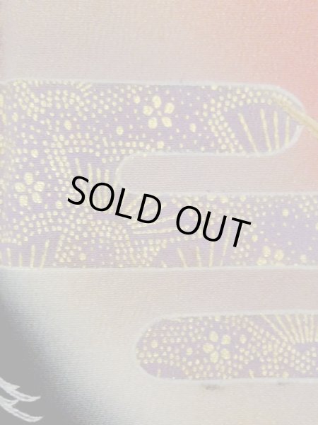 画像10: M1228N  女性用 留袖  シルク（正絹）   黒, 花 【中古】 【USED】 【リサイクル】 ★★☆☆☆ (10)