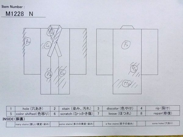 画像16: M1228N  女性用 留袖  シルク(正絹)   黒, 花 【中古】 【USED】 【リサイクル】 ★★☆☆☆ (16)
