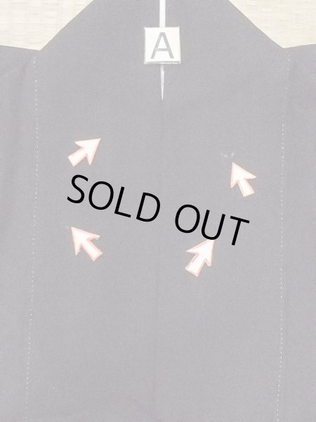 画像18: M1228R  女性用 留袖  化繊   黒, 桜 【中古】 【USED】 【リサイクル】 ★★☆☆☆ (18)