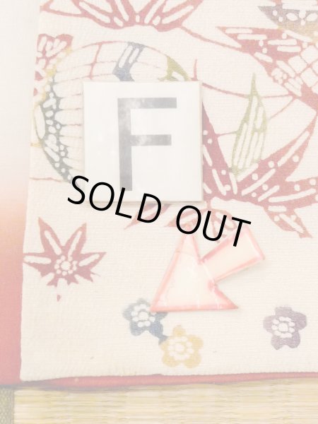 画像19: M1228S  女性用 小紋  シルク(正絹)   アイボリー, 菊 【中古】 【USED】 【リサイクル】 ★★☆☆☆ (19)