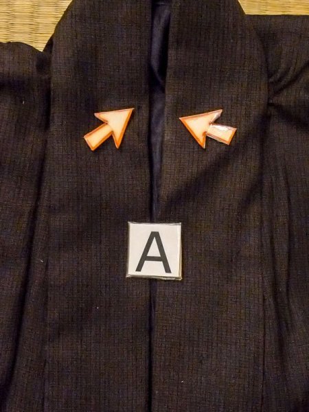 画像12: N0116A Mint  男性用着物 使用感あり シルク(正絹)  深い 茶色, 縞 【中古】 【USED】 【リサイクル】 ★☆☆☆☆ (12)