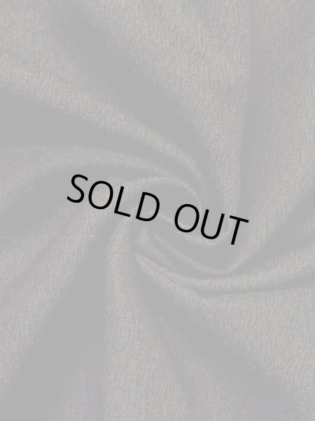 画像9: N0116C  男性用着物  シルク（正絹）  深い 紺, 木目 【中古】 【USED】 【リサイクル】 ★★☆☆☆ (9)