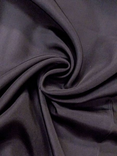 画像10: N0116G  男性用着物 色あせ/移り、経年劣化 シルク(正絹)   黒,  【中古】 【USED】 【リサイクル】 ★☆☆☆☆ (10)