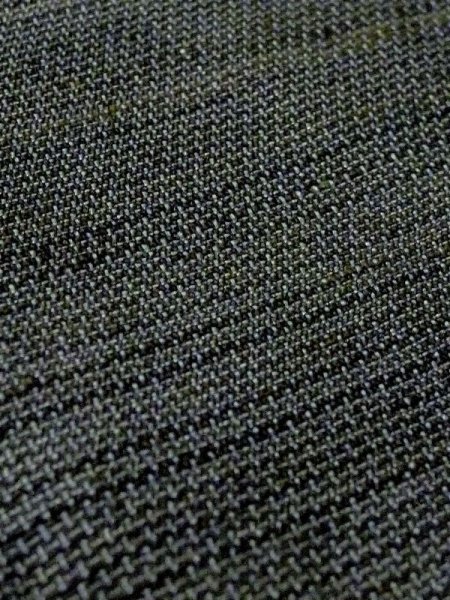 画像8: N0116H  男性用着物  シルク（正絹）  灰色がかった 紺, 線 【中古】 【USED】 【リサイクル】 ★★☆☆☆ (8)