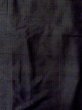 画像4: N0116J  男性用着物  シルク（正絹）  深い 紺, 縞 【中古】 【USED】 【リサイクル】 ★☆☆☆☆ (4)