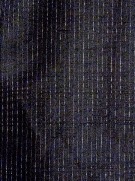 画像5: N0116J  男性用着物  シルク(正絹)  深い 紺, 縞 【中古】 【USED】 【リサイクル】 ★☆☆☆☆ (5)