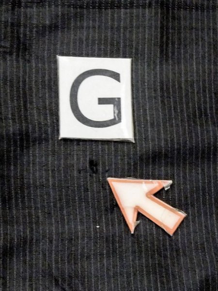 画像18: N0116J  男性用着物  シルク(正絹)  深い 紺, 縞 【中古】 【USED】 【リサイクル】 ★☆☆☆☆ (18)