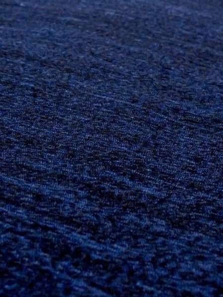 画像7: N0116K  男性用着物  シルク(正絹)  深い 青, 線 【中古】 【USED】 【リサイクル】 ★★☆☆☆ (7)