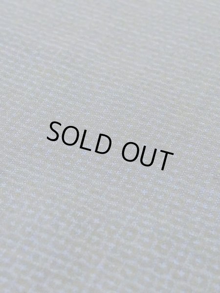 画像7: N0116M  男性用着物  シルク(正絹)  深い 紺, チェック柄 【中古】 【USED】 【リサイクル】 ★★☆☆☆ (7)