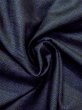 画像10: N0116M  男性用着物  シルク（正絹）  深い 紺, チェック柄 【中古】 【USED】 【リサイクル】 ★★☆☆☆ (10)