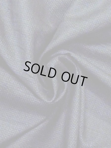 画像10: N0116M  男性用着物  シルク(正絹)  深い 紺, チェック柄 【中古】 【USED】 【リサイクル】 ★★☆☆☆ (10)