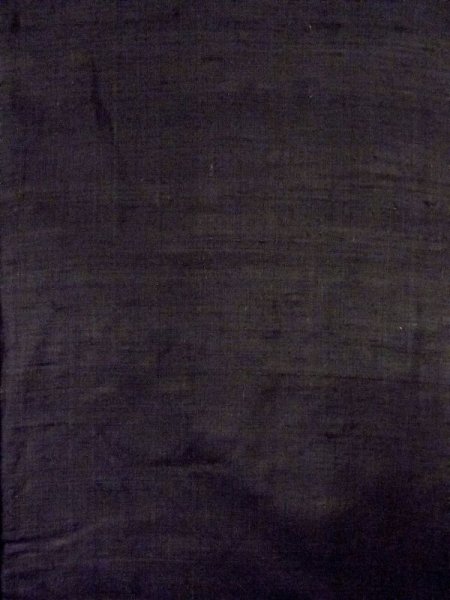 画像3: N0116N  男性用着物  シルク(正絹)   黒, 縞 【中古】 【USED】 【リサイクル】 ★★☆☆☆ (3)