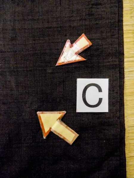 画像14: N0116N  男性用着物  シルク(正絹)   黒, 縞 【中古】 【USED】 【リサイクル】 ★★☆☆☆ (14)