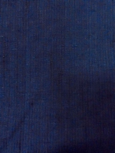 画像5: N0116O Mint  男性用着物  シルク(正絹)   藍, 縞 【中古】 【USED】 【リサイクル】 ★★★★☆ (5)