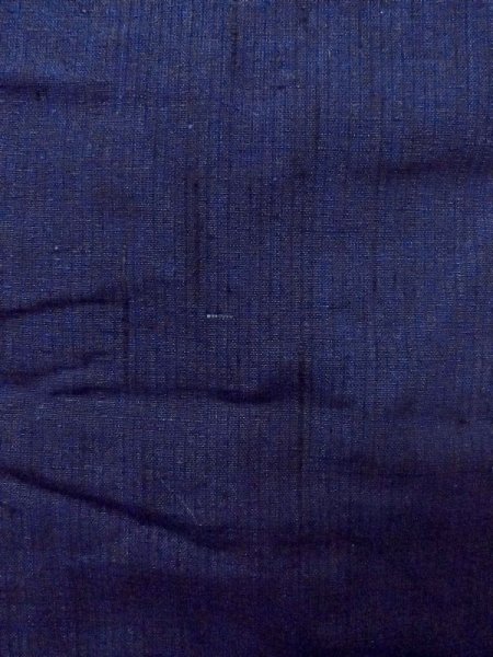 画像6: N0116O Mint  男性用着物  シルク(正絹)   藍, 縞 【中古】 【USED】 【リサイクル】 ★★★★☆ (6)