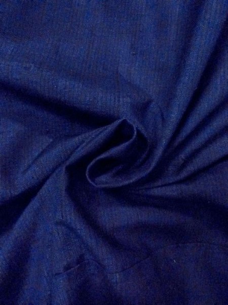 画像9: N0116O Mint  男性用着物  シルク(正絹)   藍, 縞 【中古】 【USED】 【リサイクル】 ★★★★☆ (9)